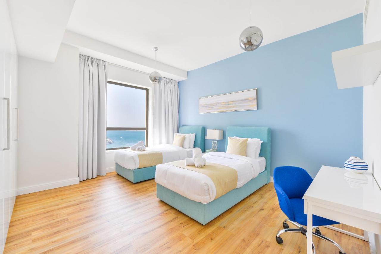 Luxury Jbr - Full Sea View - Free 5* Beach Resorts Access Дубай Экстерьер фото
