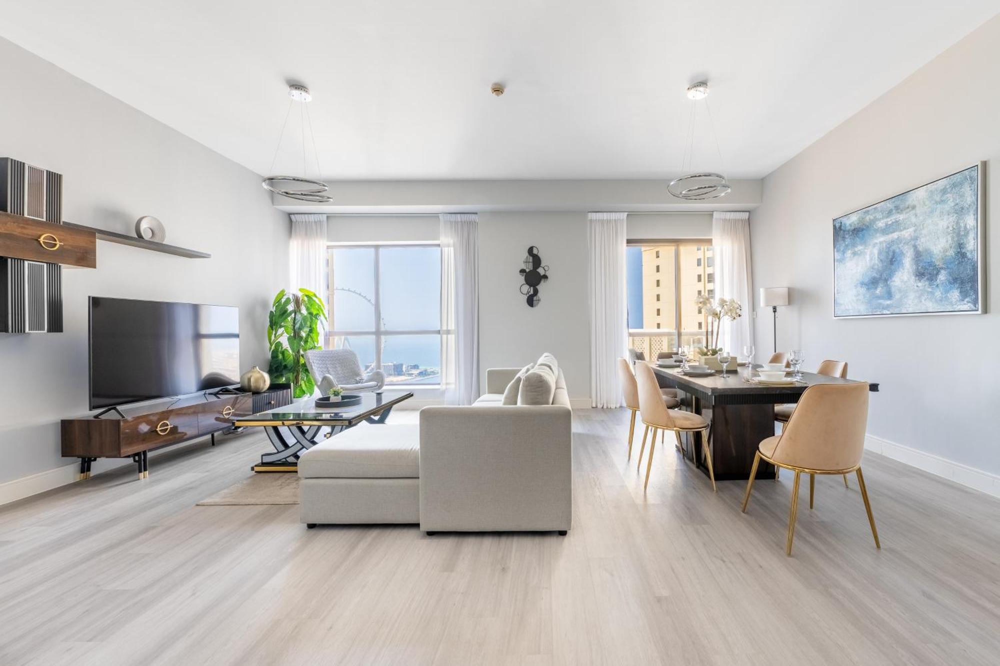 Luxury Jbr - Full Sea View - Free 5* Beach Resorts Access Дубай Экстерьер фото